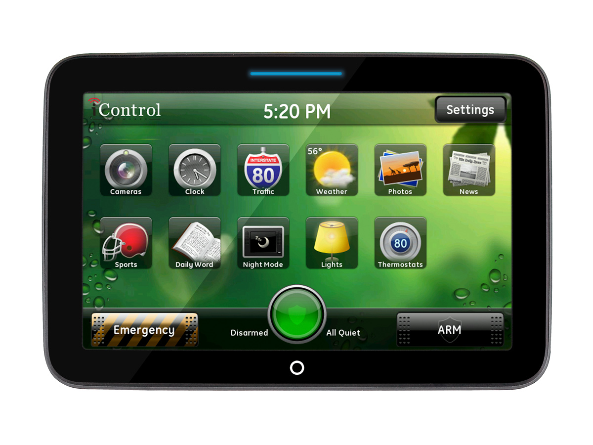 ADT Pulse Touchscreen Control Center