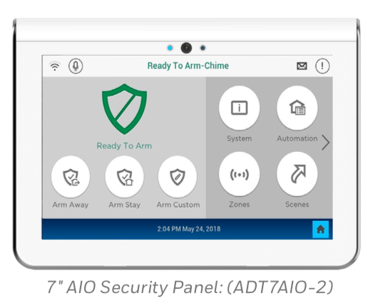 ADT Command and Control 7" All-In-One Touchscreen