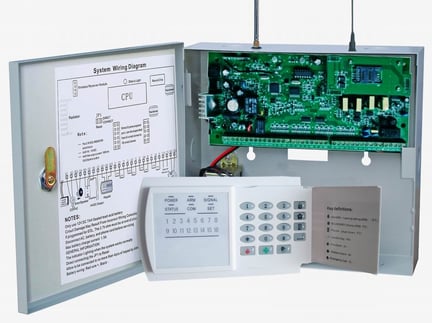 hardwired ADT security system alarm